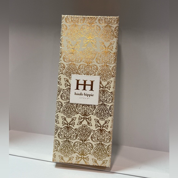 Haute Hippie Beaded Coffee Cup Bag Charm Keychain Hand Beaded NIB - Picture 5 of 6